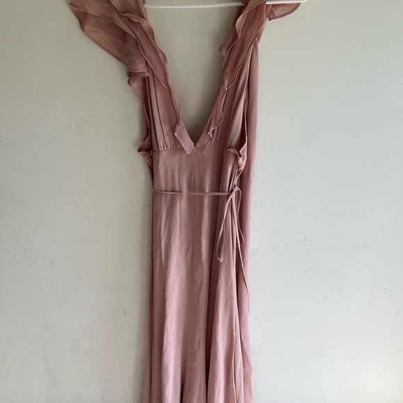 REFORMATION Blush Peppermint Dress Size XL - Picture 8 of 10